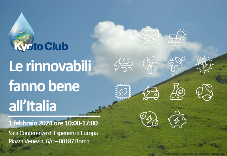 Le rinnovsabili fanno bene all’Italia – 1 febbraio 2024